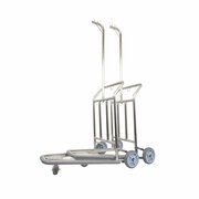 Hospitality 1 Source Nesting Compact Luggage Carrier, Brushed Stainless Steel NCLCBS